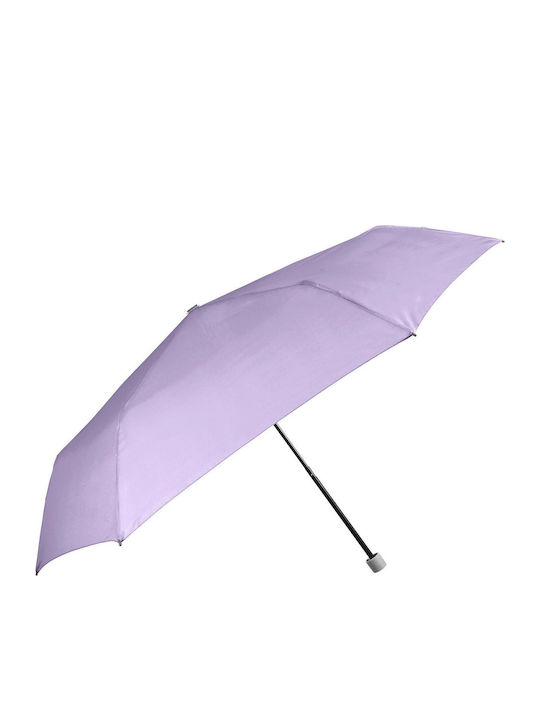 Rain Winddicht Regenschirm Kompakt Lila