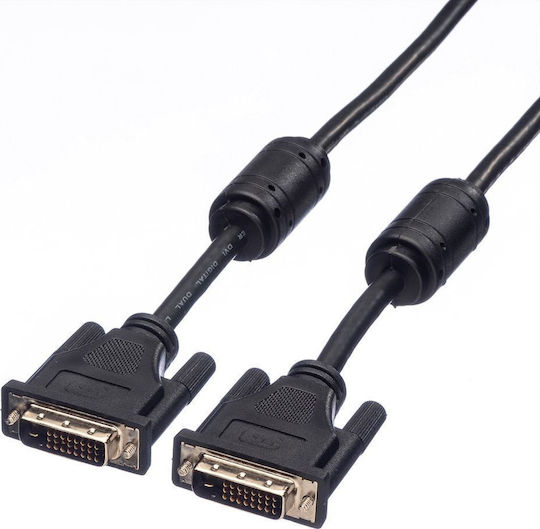 Roline Cablu DVI-D de sex masculin - DVI-D de sex masculin 15m Negru (11.04.5598)