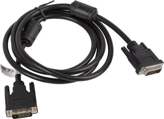 Lanberg Cablu DVI-D - DVI-D 3m Negru (CA-DVID-10CC-0030-BK)
