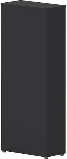Lotus Δίφυλλη Ντουλάπα 80x40x200cm Φυσική-ανθρακί Απόχρωση Lotus Δίφυλλη Ντουλάπα 80x40x200cm Φυσική-ανθρακί Απόχρωση