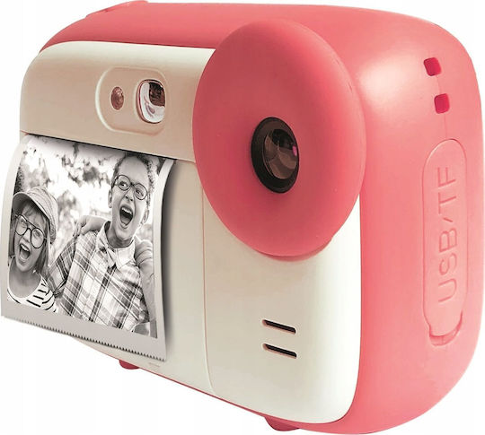 AgfaPhoto Realikids Pink Παιδική Φωτογραφική Μηχανή 12MP με Θερμική Εκτύπωση Ροζ