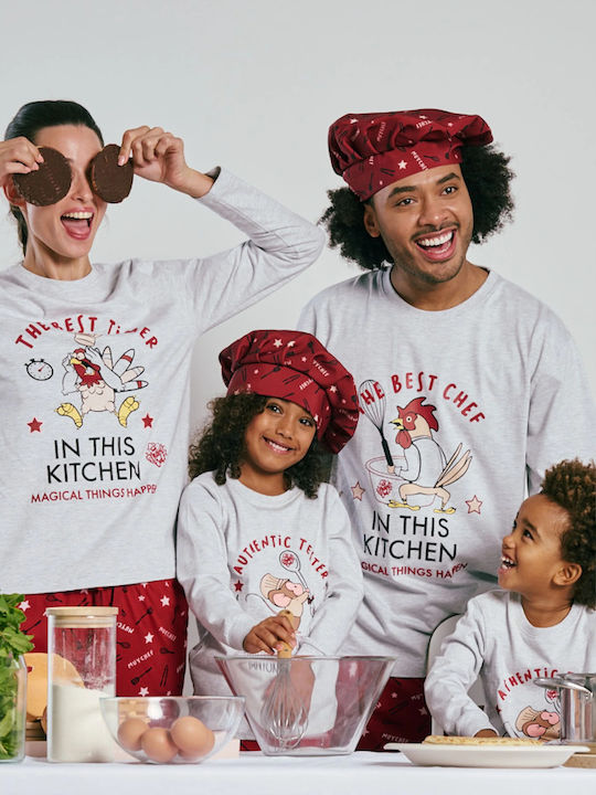 Muydemi Set Pijamale pentru Femei Red