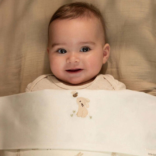 Little Dutch Baby Sheet Crib Cotton White 110x140cm