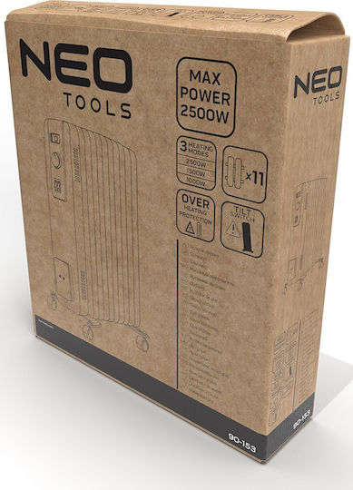 Neo Tools Καλοριφέρ Λαδιού με 11 Φέτες 2500W