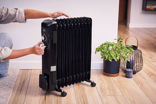 Stella Oil Filled Radiator with 11 Fins 1000W