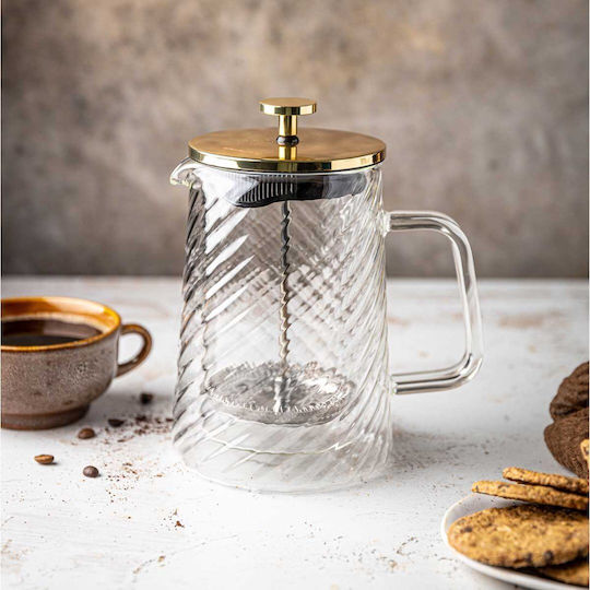 Klausberg Manual Filter Coffee Maker Stainless Steel Gold 1lt