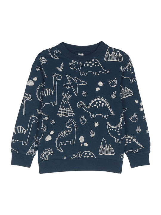 Dreams by Joyce Kinder Schlafanzug Winterlich Blue Dino