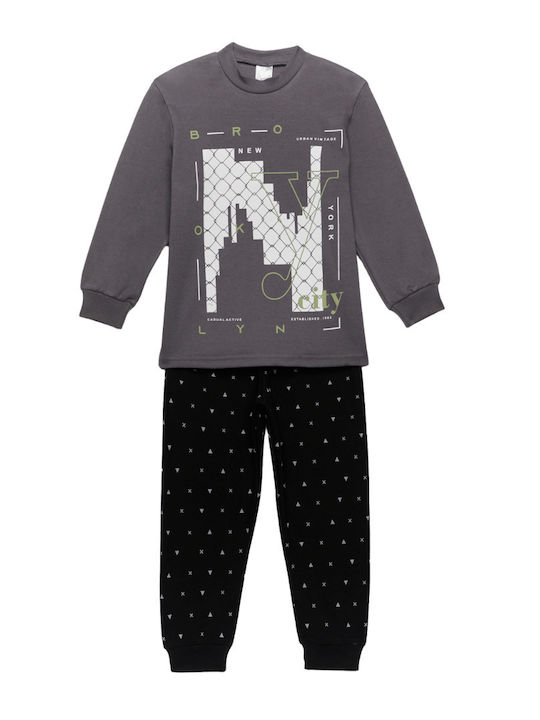 Pretty Baby Kinder Schlafanzug Winterlich Gray
