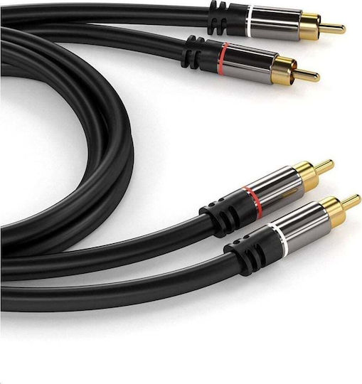 PremiumCord Cable RCA male - RCA male 1.5m kjqccmm015