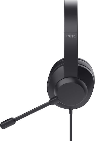 Trust Ayda Max On Ear Multimedia Ακουστικά με μικρόφωνο και σύνδεση USB-A / USB-C