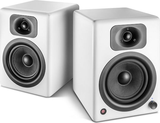 Wavemaster Two Neo Ασύρματα Ηχεία Υπολογιστή 2.0 με Bluetooth και Ισχύ 30W Λευκά
