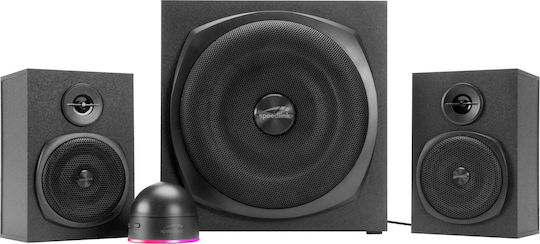SpeedLink GRAVITY LT 2.1 Difuzoare de Calculator 2.1 cu Putere 40W în Negru Culoare