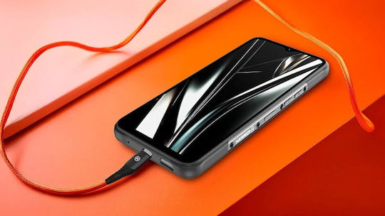 Hammer Magnetic / Braided USB 2.0 Cable USB-C male - USB-A 65W Πορτοκαλί 1m AKC001409