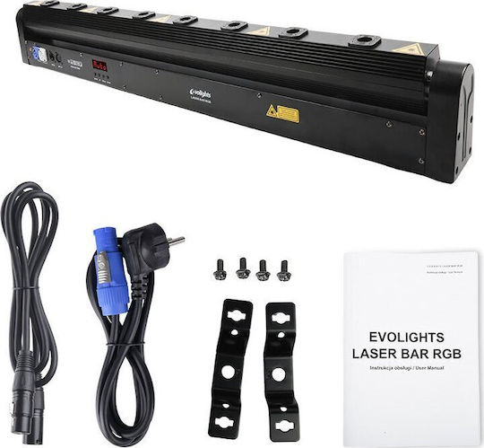 Evolights Moving Light Beam LED DMX RGB / Red / Blue / Green