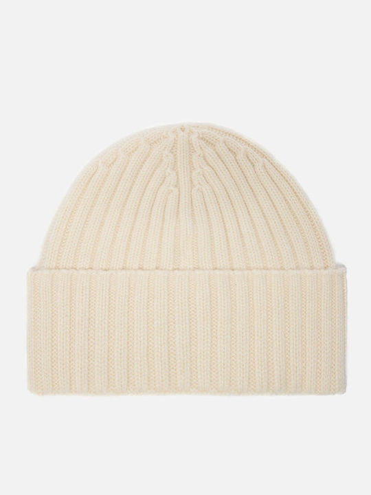 Beanie Unisex Beanie Knitted in White color