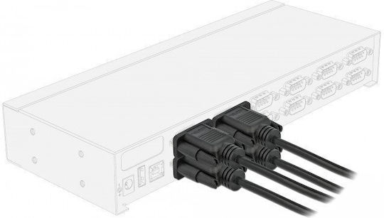 DeLock Cable RS232 9-pin male to RS232 9-pin female 5m (86613)