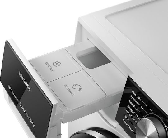 Hisense Mașină de spălat cu uscător 12kg/8kg Cu aburi 1400 Rotiri cu Wi-Fi