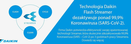 Daikin Luftreiniger 660W für Räume 96m²