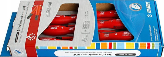 Unior Set 6 Șurubelnițe Electricianului VDE 1000V