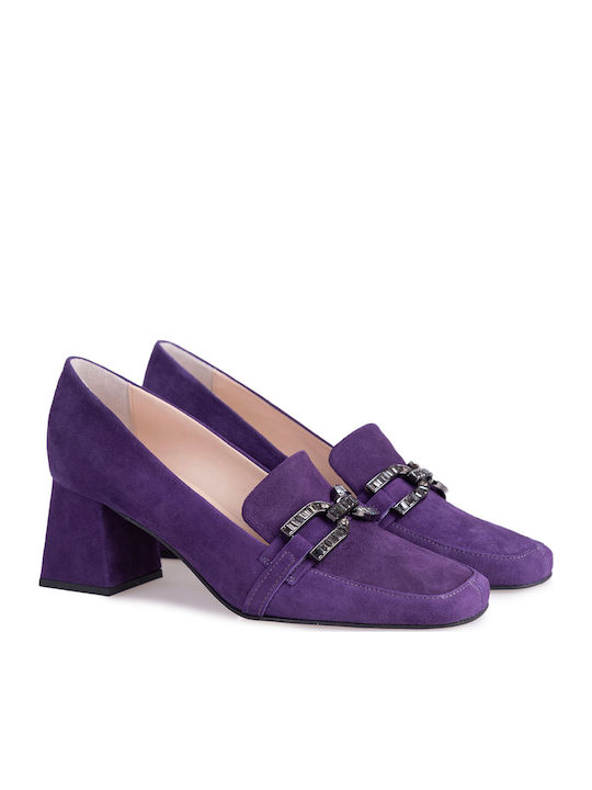 Pantofi cu toc Violet