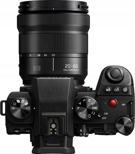 Panasonic Lumix S5M2 Mirrorless Φωτογραφική Μηχανή Kit (Lumix S 20-60mm F/3.5-5.6 + S 50mm F/1.8) Μαύρη