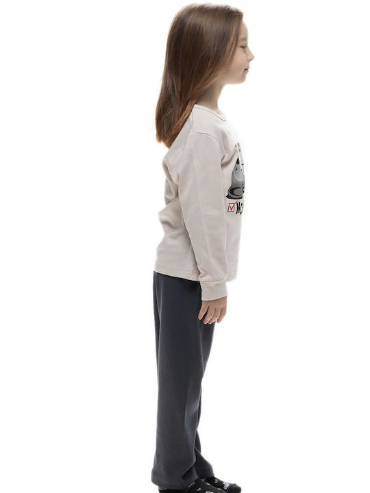 Galaxy Kids' Pajamas Winter Ecru