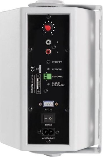 Vision Boxă Autoîntăritoare De Perete 60W Cu Bluetooth Bucată Albă