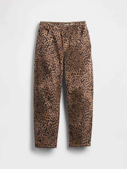 GAP Παιδικό Τζιν Παντελόνι Leopard Print
