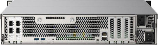 QNap TS-h2490FU-7232P-64G NAS Rack με 24 θέσεις για SSD και 2 θύρες Ethernet