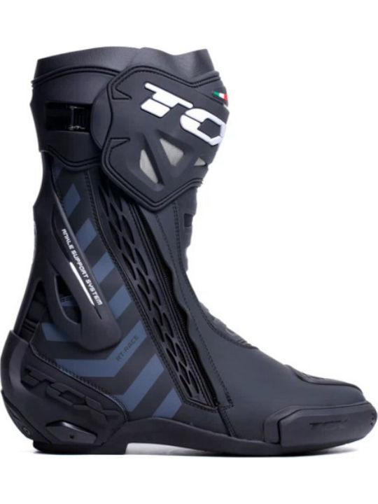 TCX Rt-race Ανδρικές Μπότες Μηχανής Δερμάτινες Μαύρες