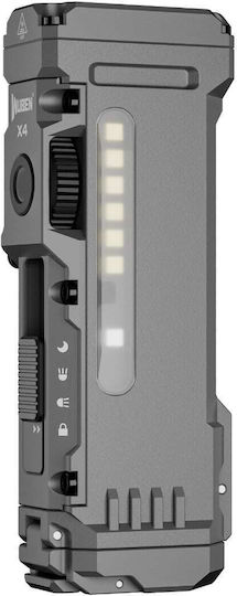 Wuben Rechargeable LED Flashlight IP68 with Maximum Brightness 1500lm X4
