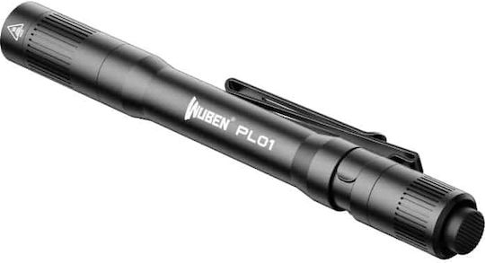 Wuben Rechargeable Flashlight LED IP68 with Maximum Brightness 650lm Black