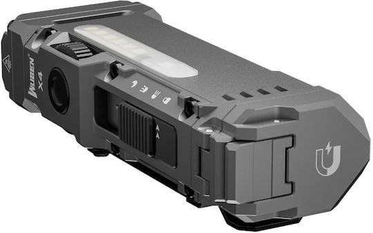 Wuben Rechargeable LED Flashlight IP68 with Maximum Brightness 1500lm X4