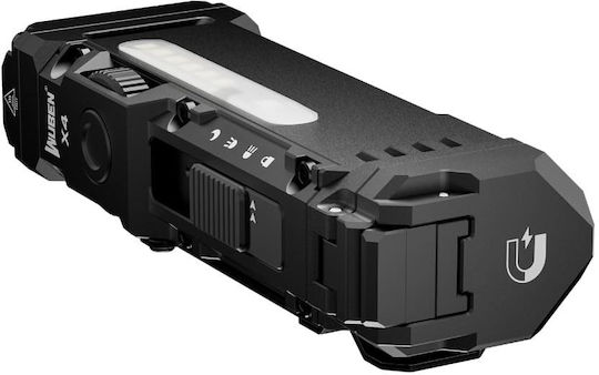 Wuben Επαναφορτιζόμενος Φακός LED IP68 με Μέγιστη Φωτεινότητα 1500lm X4