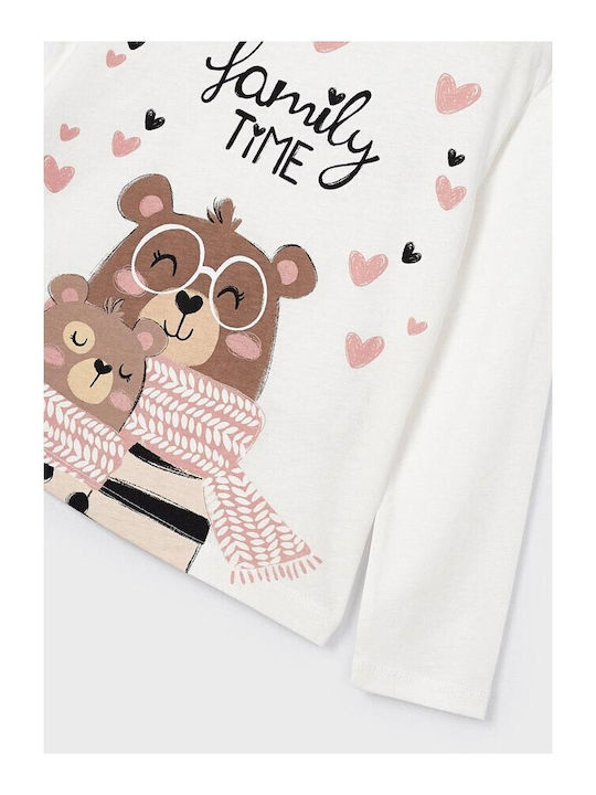 Mayoral Kids' Pajamas Winter Ecru