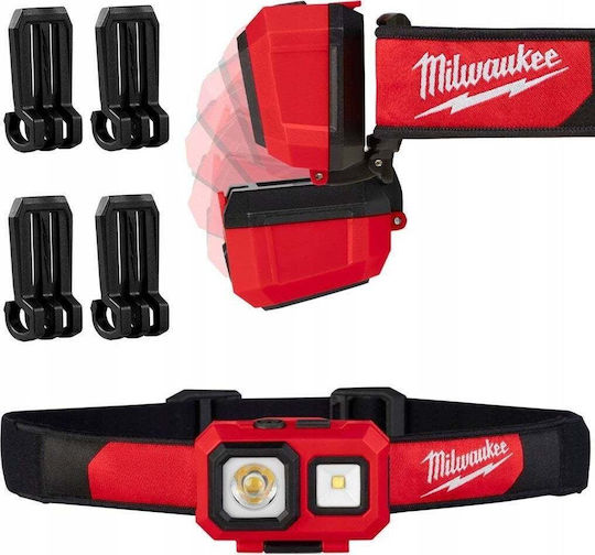 Milwaukee Челник LED IP53 с Максимална Яркост 450лм HL-SF 3xΑΑΑ