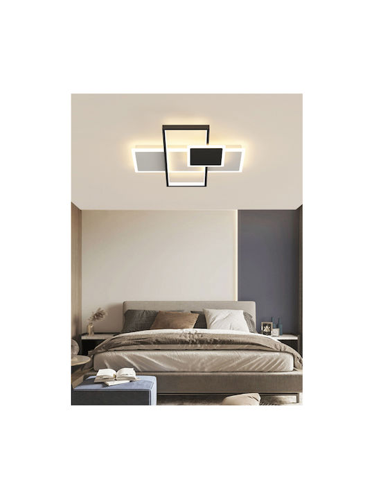 ArkoLight Таванно осветление Черен с Вграден LED и Дистанционно Управление