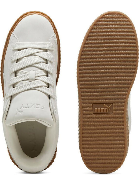 Fenty Creeper Phatty Sneakers Warm White-puma Gold-gum
