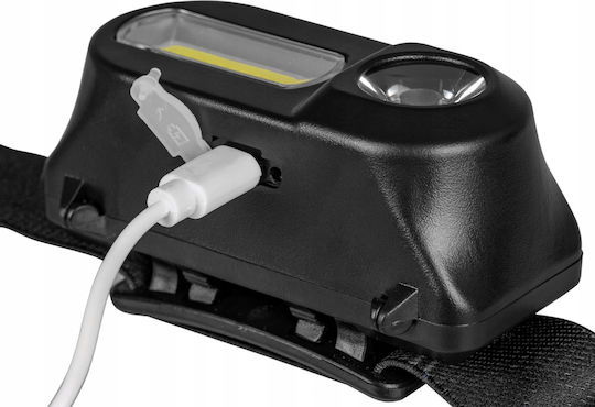 Vayox Stirnlampe LED mit maximaler Helligkeit 250lm Schwarz