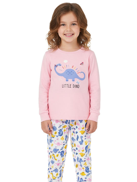 Energiers Kids' Pajamas Winter Multicolored Sleepysauros