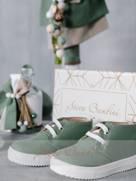 Stova Bambini Costum de Botez pentru Băiat Verde