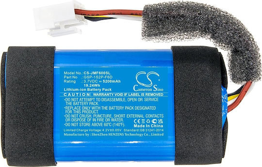 Cameron Sino Rechargeable Battery Type Gsp-1s2p-f6d for JBL Flip 6 JBL Flip6 Blue Am JBL Flip6 Red Am/ Gsp-1s2p-f6d