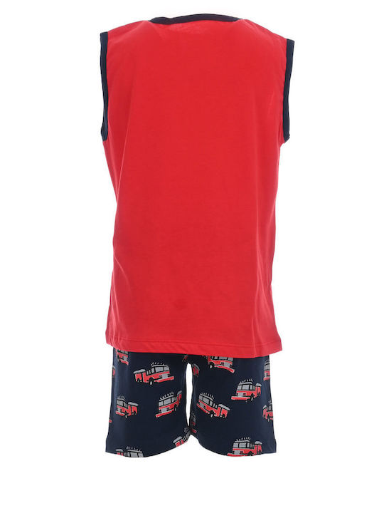 Hashtag Kids' Pajamas Summer red