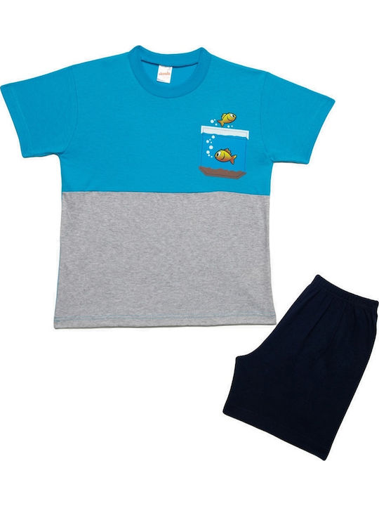 Minerva Kids' Pajamas Summer Fish