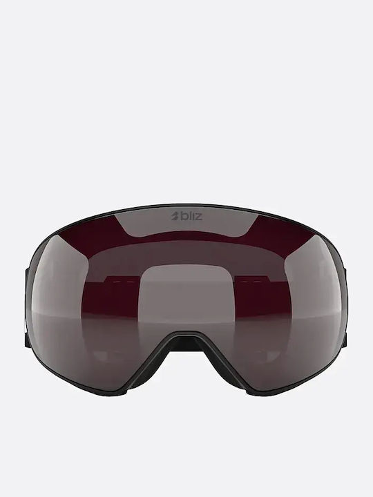 Bliz Ski- & Snowboardbrille Erwachsene Schwarz mit Linse Spiegel in Schwarz Farbe