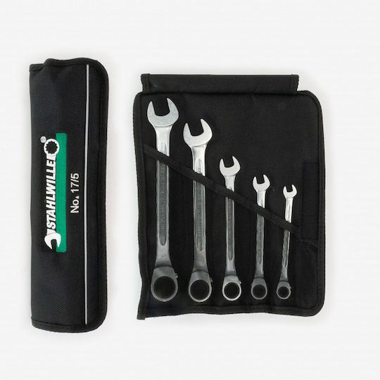 Stahlwille Ratchet Комплект Ключови Инструменти 8-19мм 5 Бройки 96411705