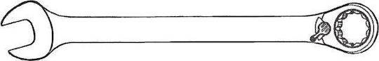 Teng Tools Γερμανοπολύγωνο Καστάνιας 17mm