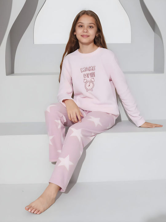 Sexen Pijama pentru copii De iarnă Fleece Roz