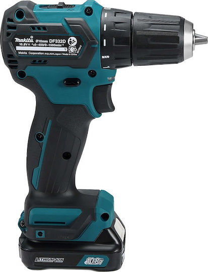 Makita DF332DSME Percussive Drill Driver Battery Brushless 10.8V 2x4Ah