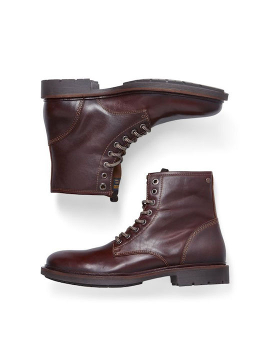 Leder Braun Stiefel